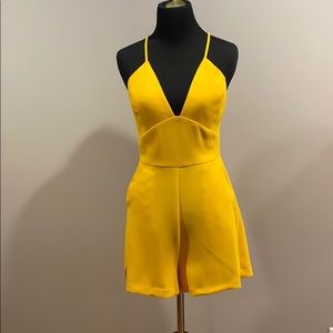 Bright Yellow Romper